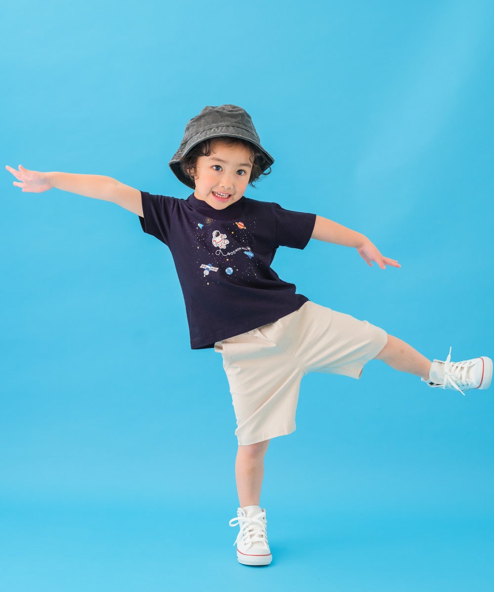 ベビー服 男の子 綿100％ こども服 キッズ 刺繍 宇宙