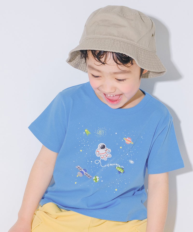 綿100％ ボーダー ワッペン カットソー カジュアル Tシャツ