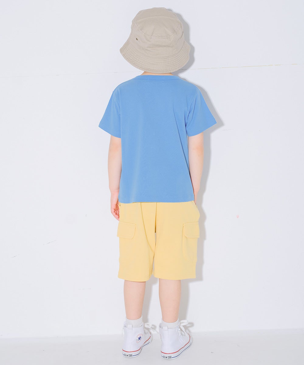 ベビー服 男の子 綿100％ こども服 キッズ 刺繍 宇宙 ブルー(61) モデル画像1