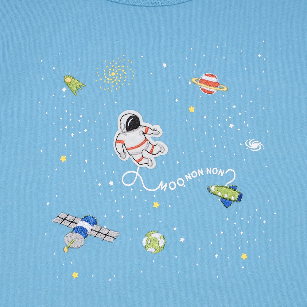 ベビー服 男の子 綿100％ こども服 キッズ 刺繍 宇宙