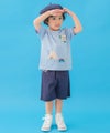 ベビー服 男の子 綿100％ 恐竜 ＆ 火山 Tシャツ ブルー(61) モデル画像3
