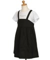 ベビー服 女の子 キャミソール 重ね着風 ワンピース ブラック(00) トルソー斜め