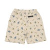 ベビー服 男の子 綿100％ 恐竜シルエット ハーフパンツ ベージュ(51) 背面