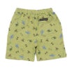ベビー服 男の子 綿100％ 恐竜シルエット ハーフパンツ カーキ(82) 背面