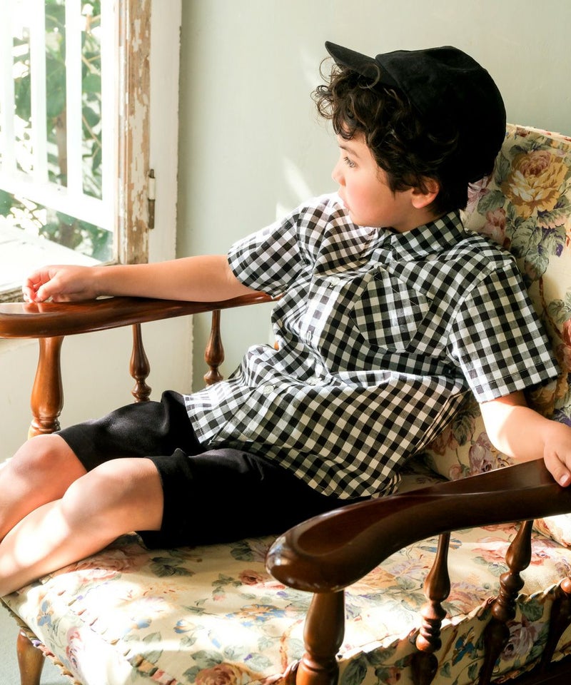 綿100％ボーダー柄Tシャツ