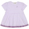 ベビー服 女の子 ボーダー柄 Tシャツ パープル(91) 正面