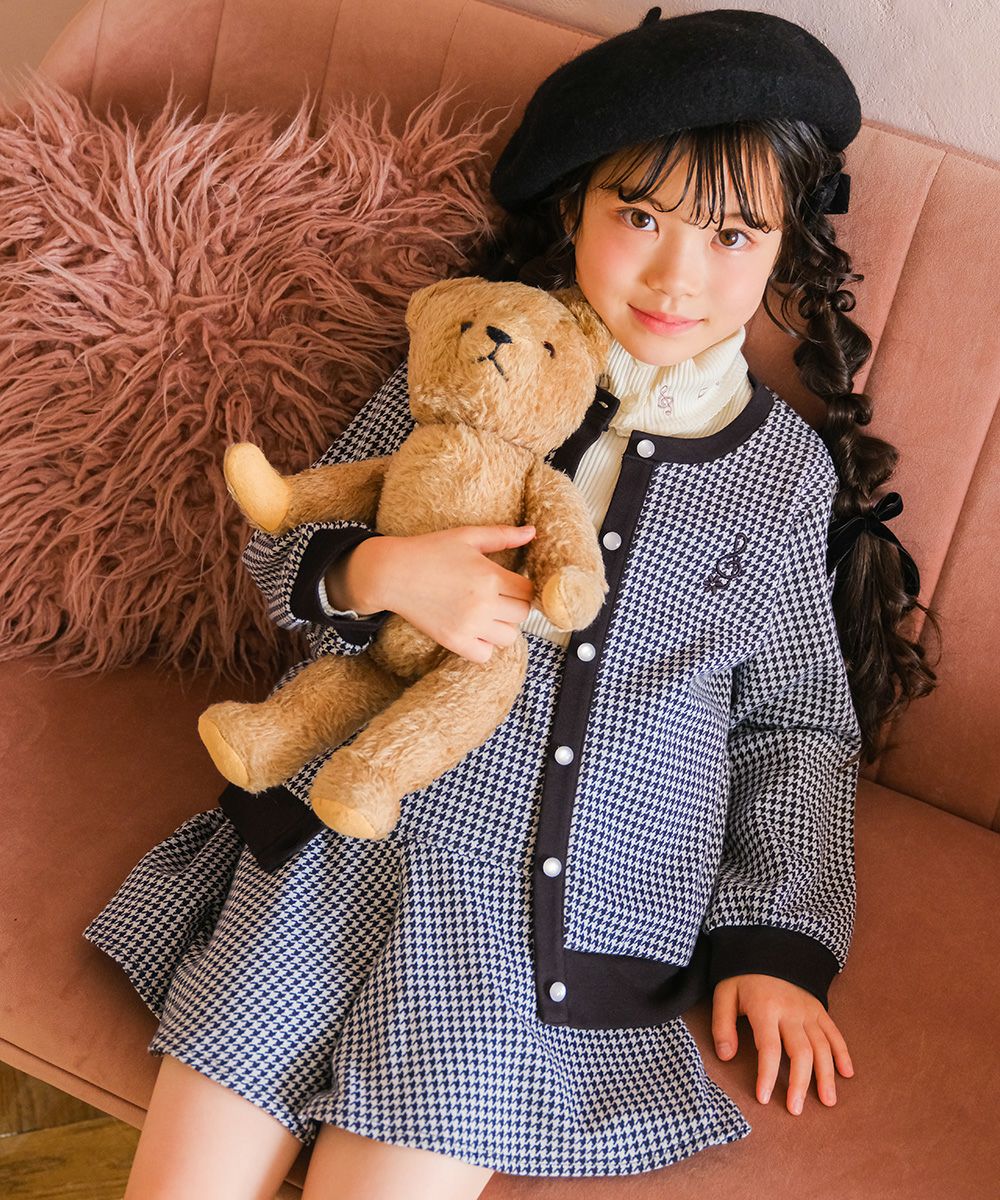 千鳥柄 リボン付き キュロットパンツ|ベビー・子供服 通販 moononnon 千鳥柄 リボン付き キュロットパンツ|ベビー・子供服 通販 moononnon