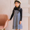 ベビー服 女の子 千鳥柄 音符刺繍 ワンピース