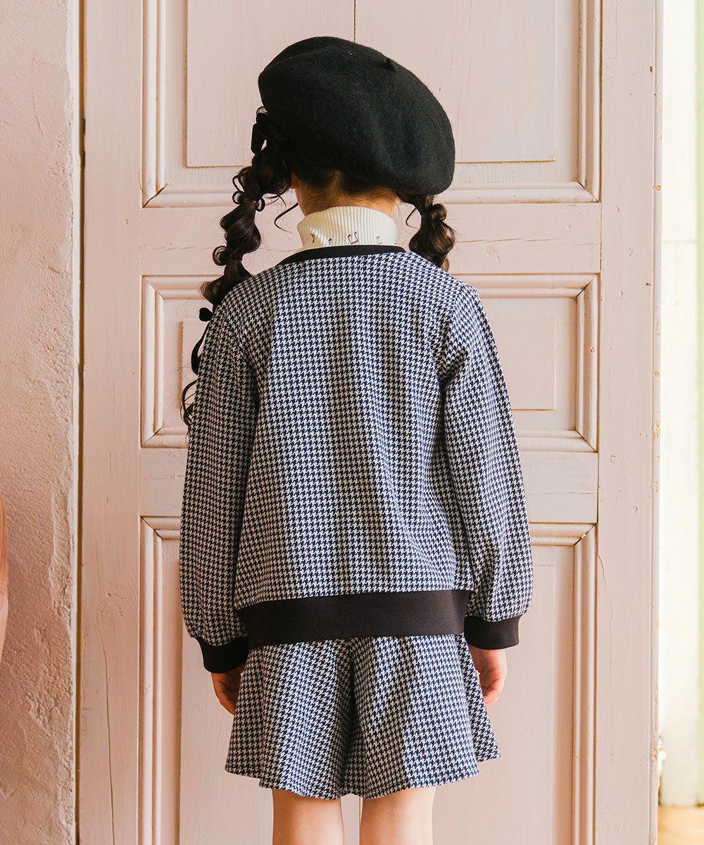 千鳥柄 音符刺繍 カーディガン｜ベビー・子供服 通販 moononnon むー