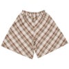 子供服 女の子 オリジナルチェック柄 ダブルニットキュロットパンツ ベージュ(51) 背面