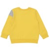 ベビー服 男の子 電車ワッペンつき 裏毛トレーナー イエロー(04) 背面