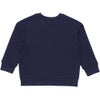 ベビー服 男の子 電車 ロゴ刺? 裏毛トレーナー ネイビー(06) 背面