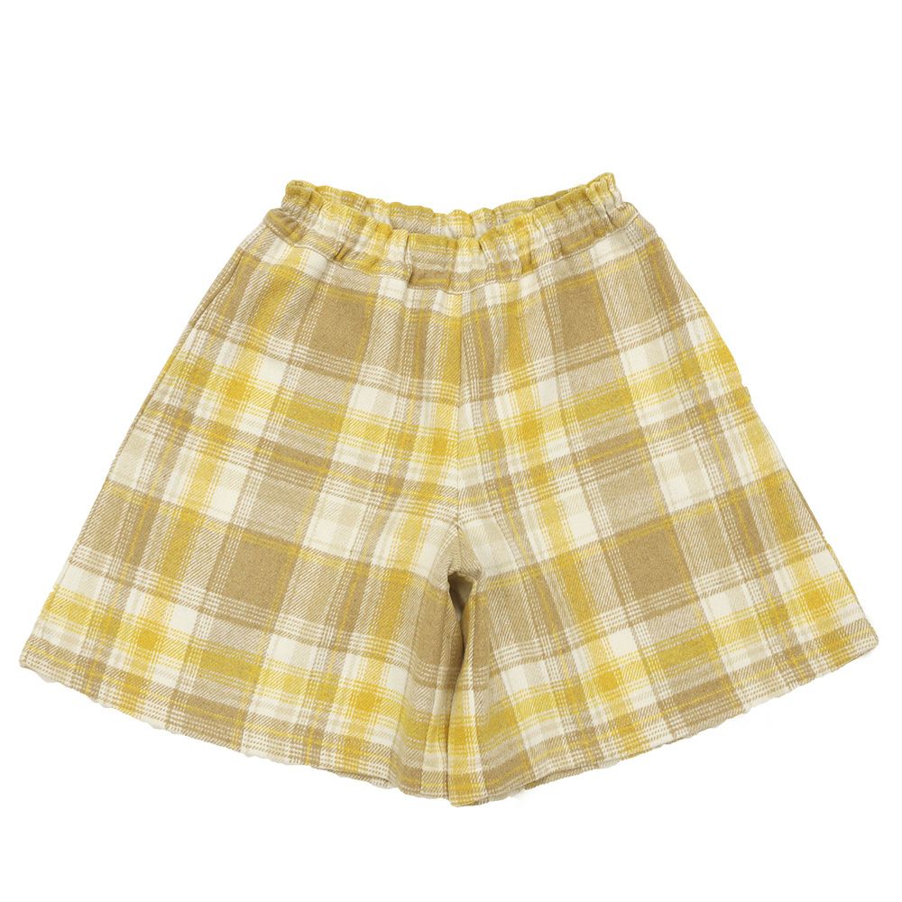 チェック柄 裏地付き 厚手 キュロットパンツ｜ベビー・子供服 通販