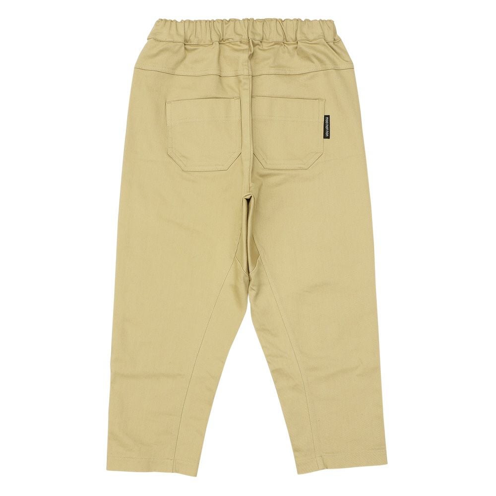 子供服 男の子 子ども服 こども キッズ ストレッチツイル ウエストゴム ポケットマチつき テーパードパンツ ベージュ(51) 背面