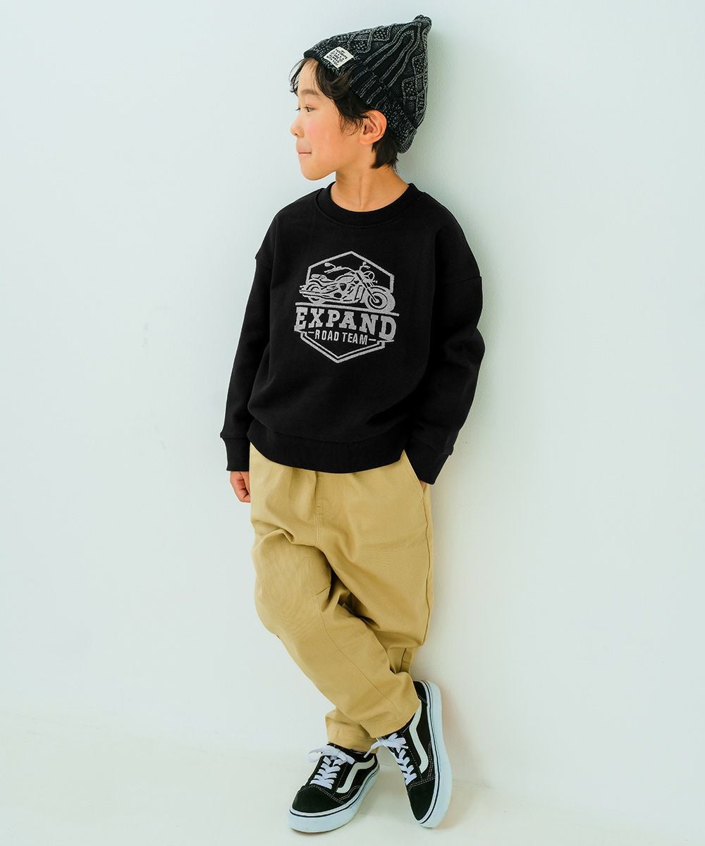 子供服 男の子 子ども服 こども キッズ ストレッチツイル ウエストゴム ポケットマチつき テーパードパンツ ベージュ(51) モデル画像3