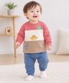 ベビー服 男の子 ニットツイル フルレングスパンツ