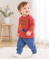 ベビー服 男の子 ニットツイル フルレングスパンツ