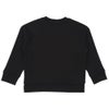 子供服 男の子 バイク ロゴ 乗り物刺繍 ドロップ袖 裏毛トレーナー ブラック(00) 背面