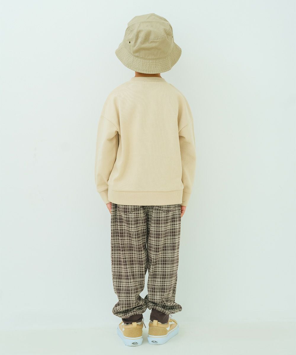 バイク ロゴ 乗り物刺繍 ドロップ袖 裏毛トレーナー｜ベビー・子供服