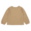 ベビー服 女の子 うさぎモチーフつきケーキ刺繍 裏毛トレーナー ベージュ(51) 背面