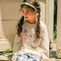 ベビー服 女の子 子ども服 キッズ ドレス ロゴ バレリーナ 刺繍 音符 リボン Aライン 裏毛