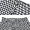 子供服 女の子 千鳥柄 飾りボタン付き フレアースカート ホワイト×ブラック(10) デザインポイント1