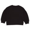 子供服 女の子 チェリー刺繍 ドロップ袖 裏毛トレーナー ブラック(00) 背面