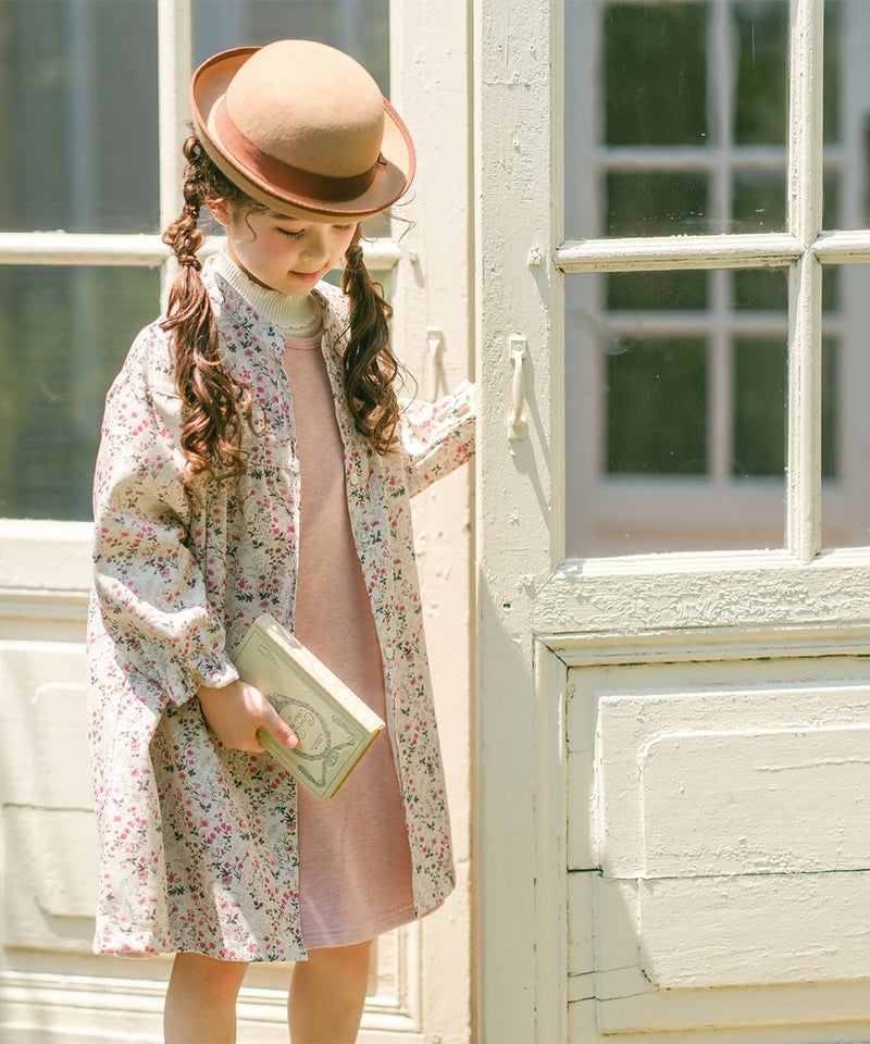 ベビーサイズチェック柄スカートつき9分丈レギンス