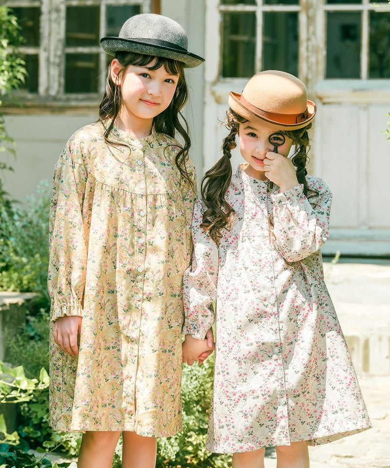 ベビーサイズチェック柄スカートつき9分丈レギンス