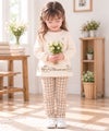 ベビー服 女の子 ストレッチ ギンガムチェック柄ロングパンツ