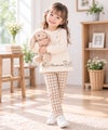 ベビー服 女の子 ストレッチ ギンガムチェック柄ロングパンツ