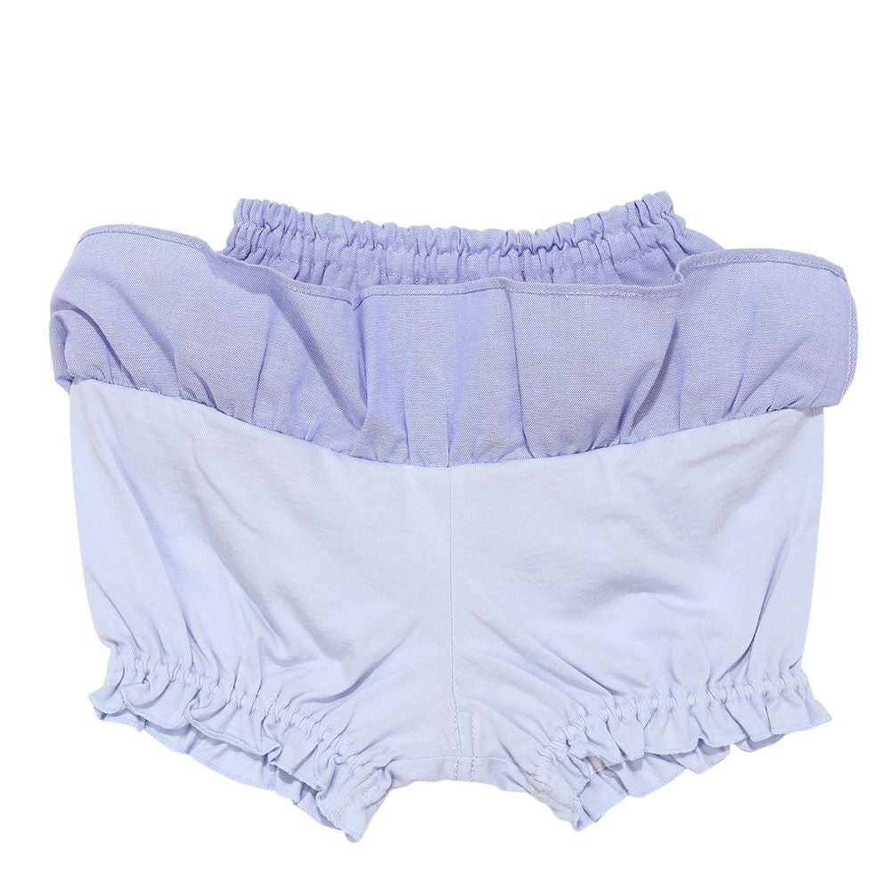 子供服 女の子 フリル かぼちゃパンツ ブルー(61) デザインポイント1