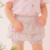 子供服 女の子 綿100％小花柄フリルかぼちゃパンツ