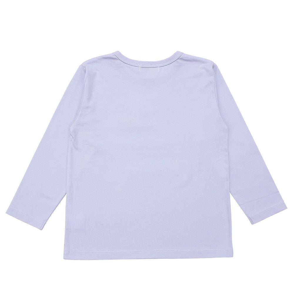 ベビー服 男の子 子ども服 こども キッズ 綿100％ 電車 ワッペン ロンドン街並み プリント ブルー(61) 背面