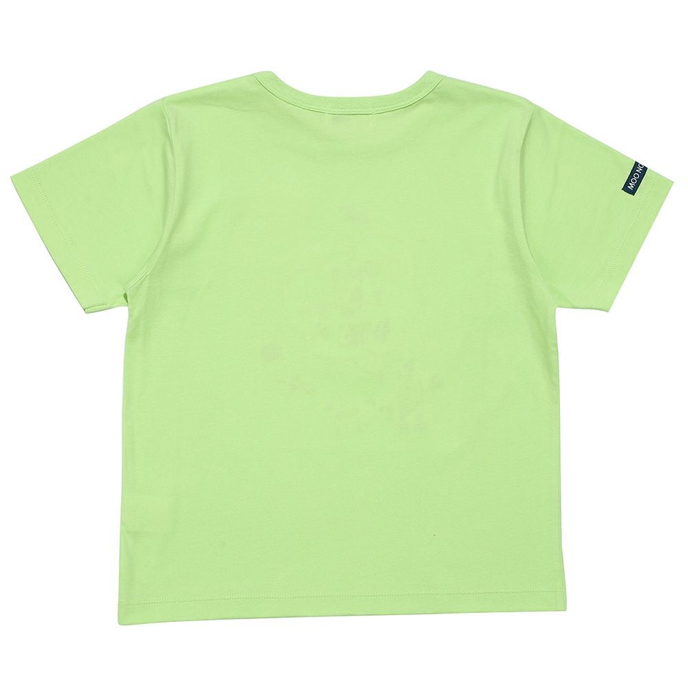 ベビー服 男の子  綿100％ ロボット ロゴ 刺繍 ポケット付き　Tシャツ グリーン(08) 背面