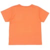 ベビー服 男の子 綿100％ 電車刺繍 ポケットつき 乗り物Tシャツ オレンジ(07) 背面