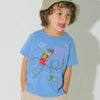 ベビー服 男の子 綿100％ 遊園地 恐竜刺繍 Tシャツ