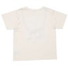 ベビー服 男の子 綿100％ チェック柄カメラモチーフ 車刺繍Tシャツ アイボリー(12) 背面