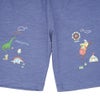 ベビー服 男の子 子ども服 こども キッズ 綿100％ 恐竜 遊園地 プリント ウエストゴム ポケット ネイビー(06) デザインポイント1