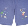 ベビー服 男の子 子ども服 こども キッズ 綿100％ 恐竜 遊園地 プリント ウエストゴム ポケット ネイビー(06) デザインポイント1