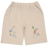 ベビー服 男の子 子ども服 こども キッズ 綿100％ 恐竜 遊園地 プリント ウエストゴム ポケット ベージュ(51) 正面