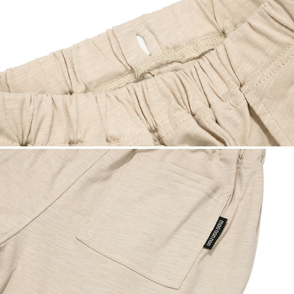 ベビー服 男の子 子ども服 こども キッズ 綿100％ 恐竜 遊園地 プリント ウエストゴム ポケット ベージュ(51) デザインポイント2