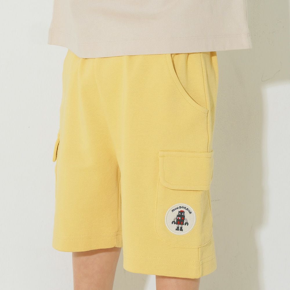 ロボットワッペンつき ストレッチハーフパンツ｜ベビー・子供服 通販