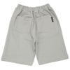 ベビー服 男の子 綿100％ ロゴワッペン 鹿の子ハーフパンツ グレー(09) 背面