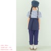 ベビー服 女の子 ボーダー柄リボン付き ギャザー切り替え チュニックTシャツ