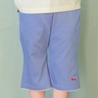 ベビー服 女の子 子ども服 こども キッズ デニム ツイルニット チェリー刺繍 ブーツカットパンツ