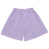 子供服 女の子 オリジナル音符プリント ダンガリーキュロットパンツ パープル(91) 背面