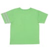 ベビー服 男の子 綿100％ ロゴ刺繍ポケットつきTシャツ グリーン(08) 背面