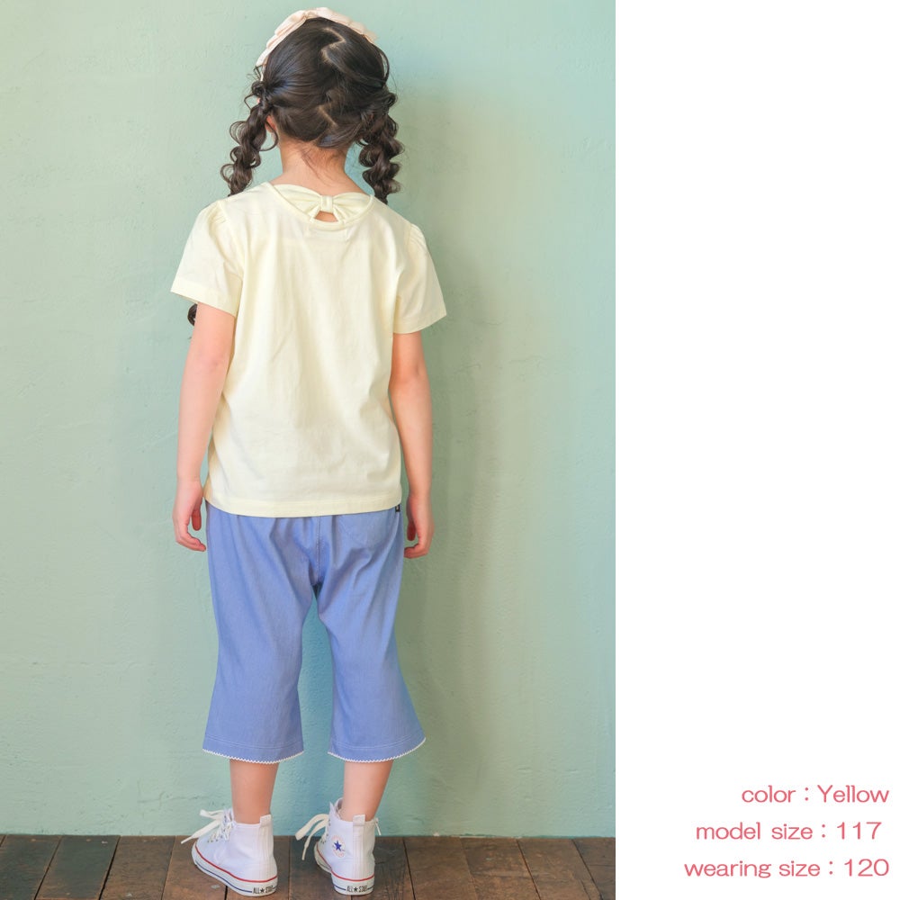 ベビー服 女の子 子ども服 こども服 こども キッズ 綿100％ リボン りんご イチゴ チェリー 刺繍