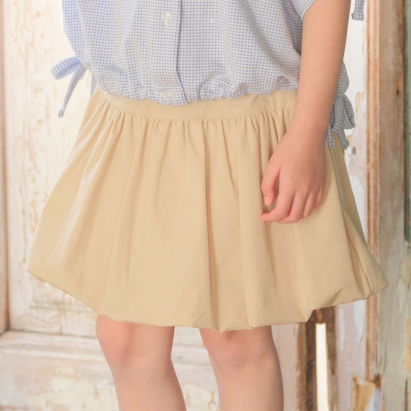 子供服 女の子 ストレッチツイル バルーンスカート
